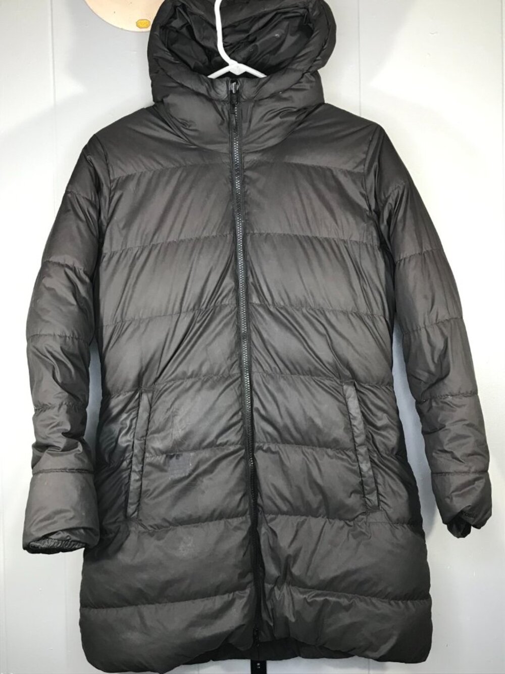 Patagonia Frozen Range Parka Hooded Insulated Puffer Jacket Down Black 700 sz Sm